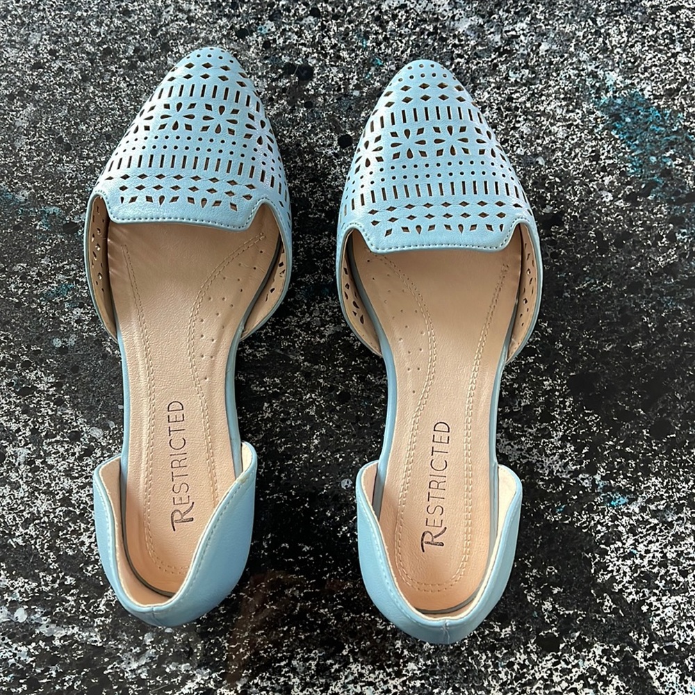 Blue flats from Restricted